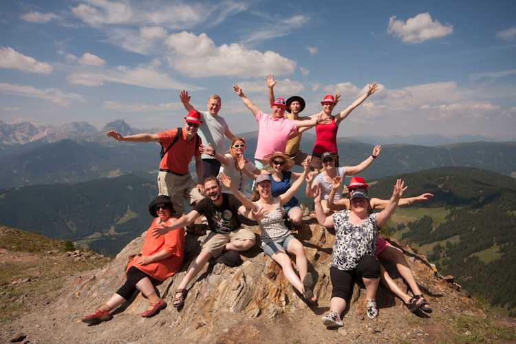 Laurus kamarikuoro vapaalla Italian Alta Pusteriassa