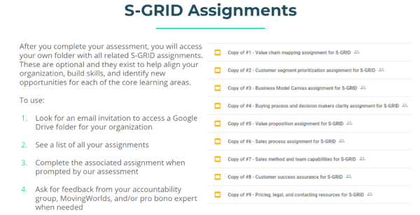 S-GRID assignments
