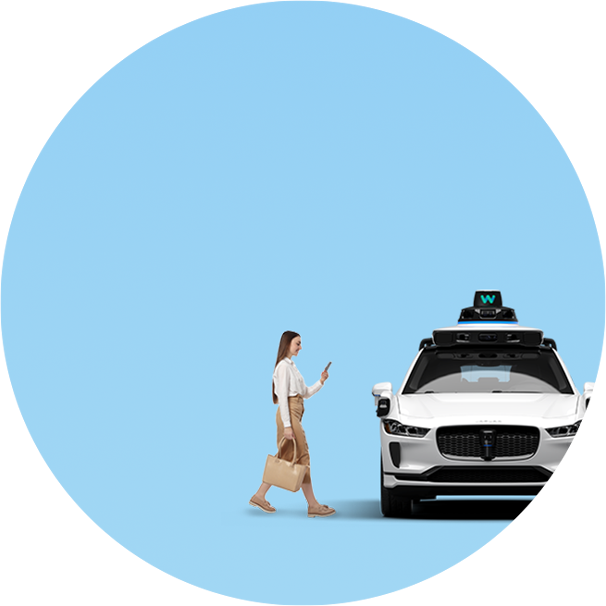 Woman entering vehicle