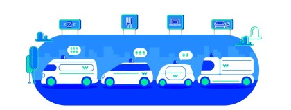 An illustration of the Waymo Driver on different vehicles