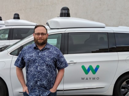 A photo of Waymo One rider, Alex