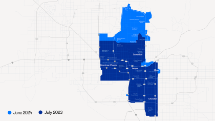 Largest Autonomous Ride-Hail Territory in US Now Even Larger