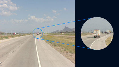 Waymo Via visual vs human eye