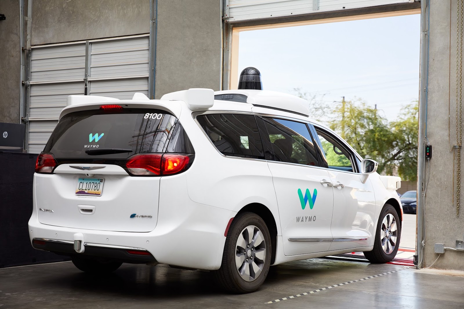 Google Waymo car