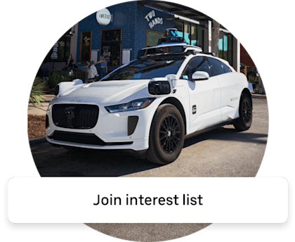 Uber button that reads Join the Interest list