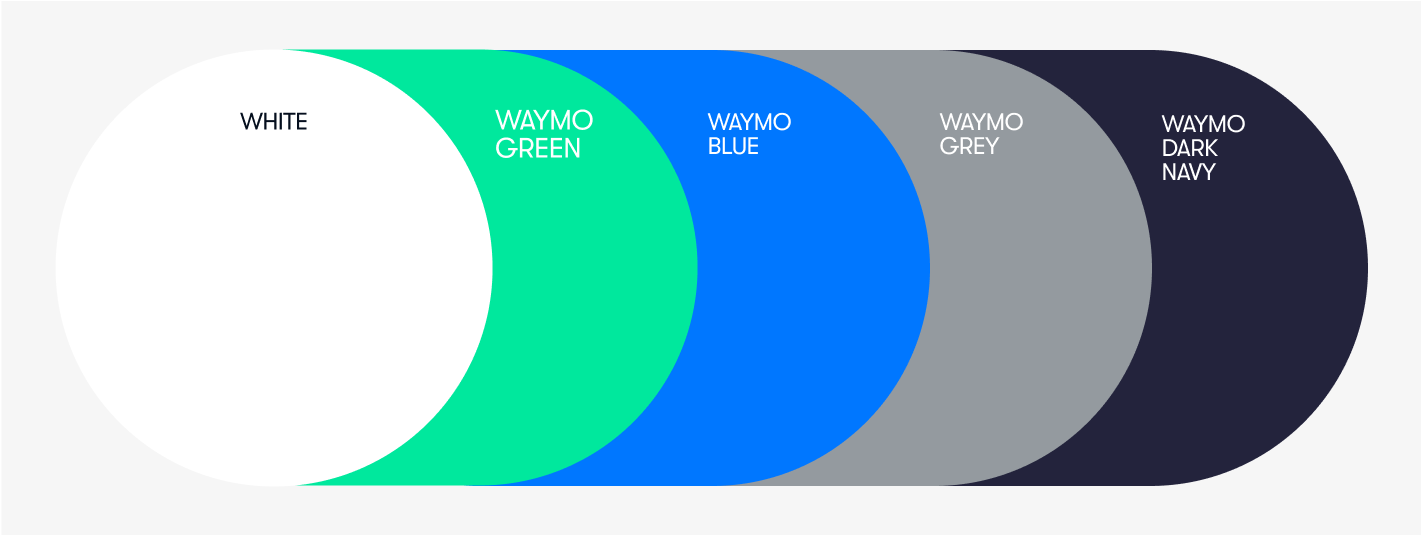Waymo branded color scheme