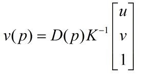 计算某点的深度值与三维坐标之间的转换