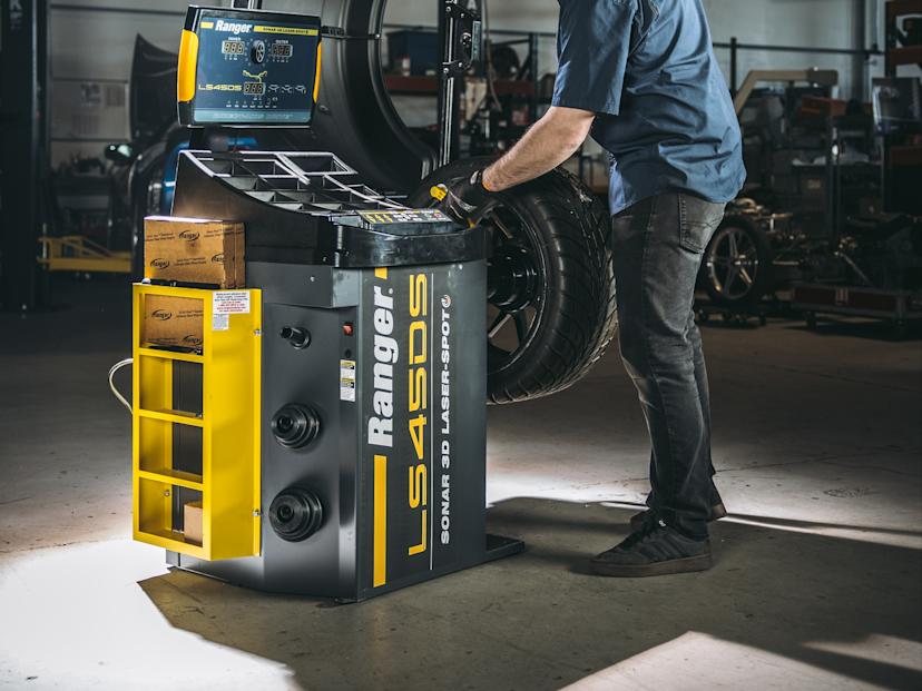 Ranger LS45DS Wheel Balancer Maximizes Shop Efficiency