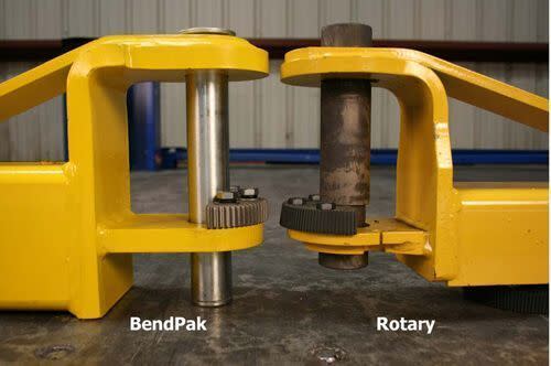 BendPak vs Rotary Swing Arm Pivot Design Comparison