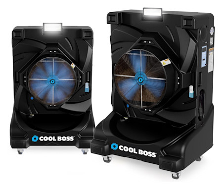 Cool Boss CB-28 and CB-36 Portable Evaporative Air Coolers