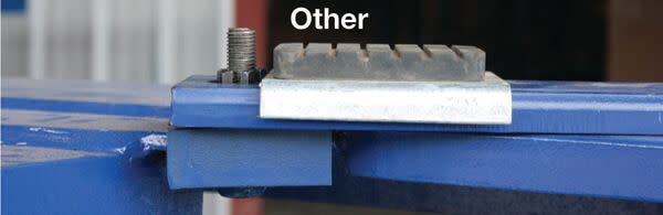 Competitor Lift Pad Height Adjustment Comparison