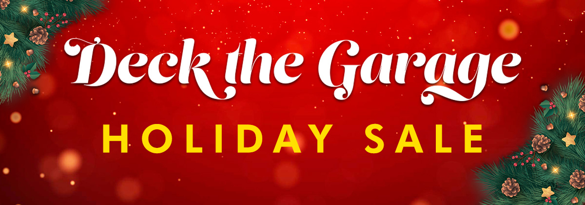 BendPak Deck the Garage Holiday Sale Promotional Banner