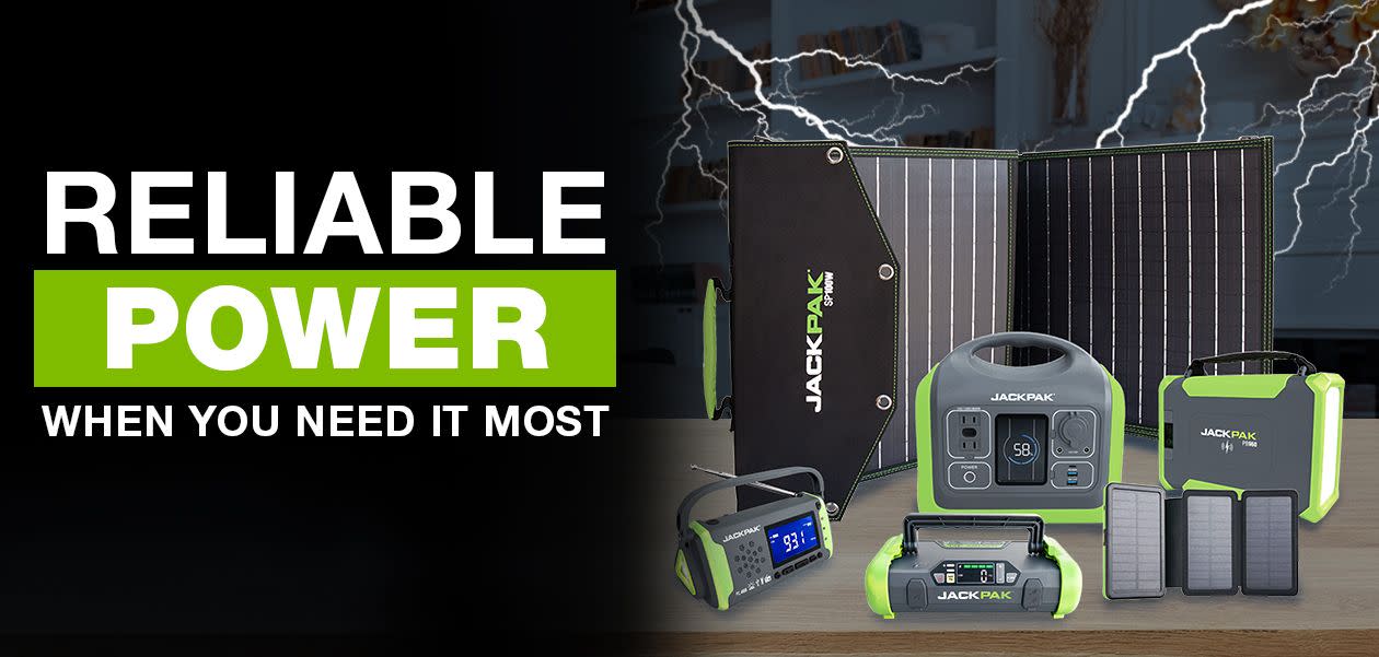 JackPak Home Emergency Power Kit Solar Backup System