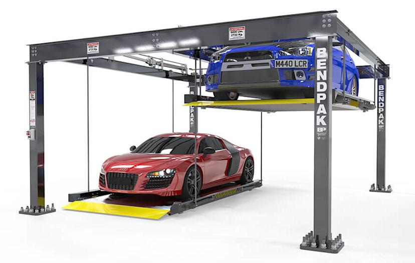 Puzzle Parking Lift System Increases Vehicle Storage Efficiency