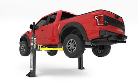 MaxJax M7K Portable Two Post Lift Raising Pickup Truck