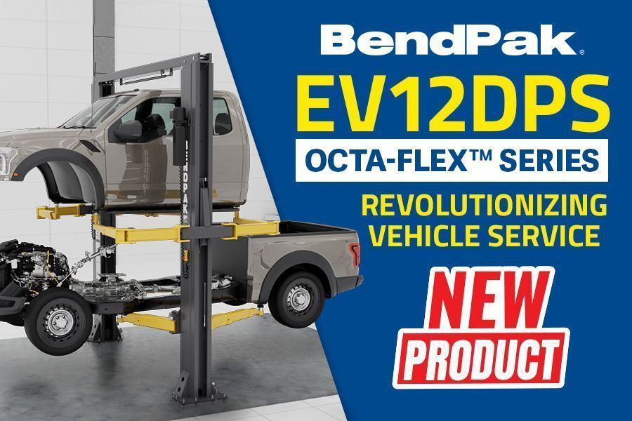 BendPak 12DPS Octa Flex Series 8 Arm EV Lift Battery and Drivetrain Service