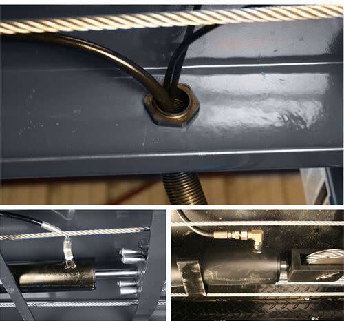 BendPak Hydraulic Cylinder Connection Design