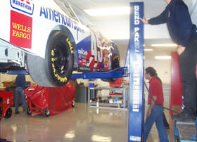 Petty Enterprises NASCAR Shop with BendPak Lift