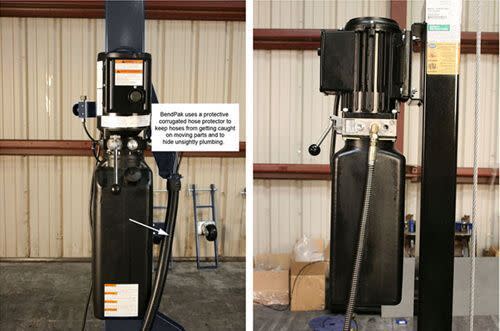 BendPak Power Unit Installation Comparison