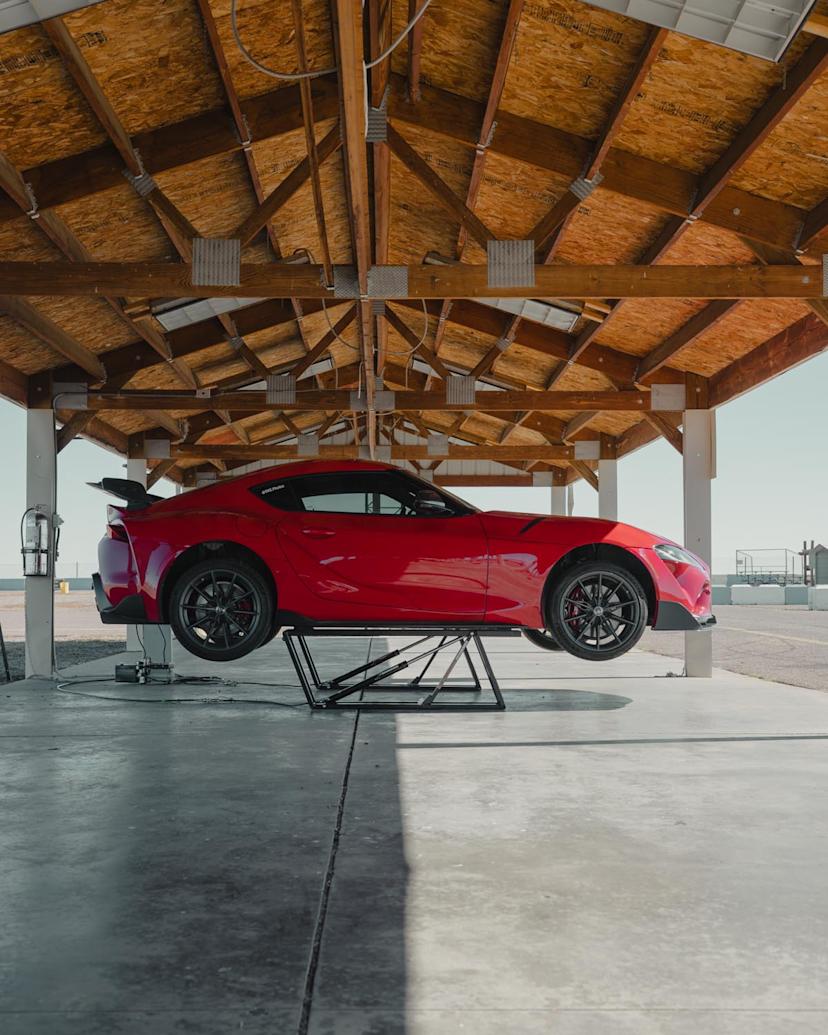 Toyota Supra on QuickJack 6000TL Portable Lift
