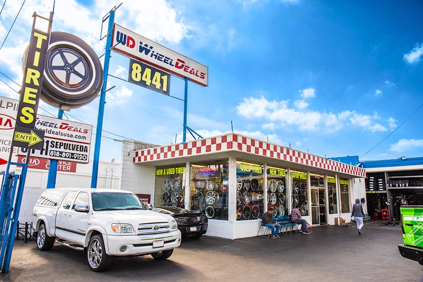Wheel Deals auto repair shop uses QuickJack portable car lift