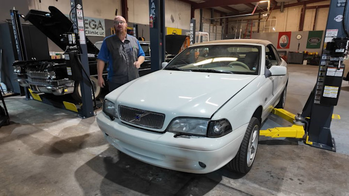 Car Wizard Volvo on BendPak Two-Post Lift