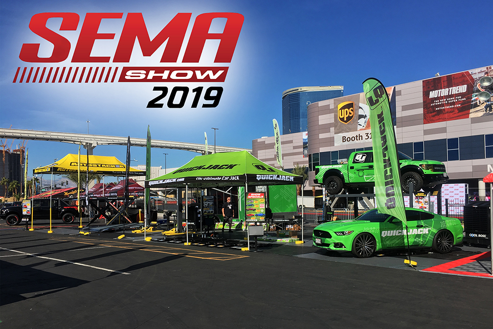 QuickJack BendPak Outdoor Booth SEMA Show 2019