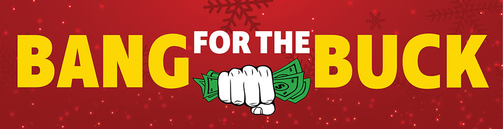 BendPak Bang for the Buck Promotional Banner Holiday Sale Graphic