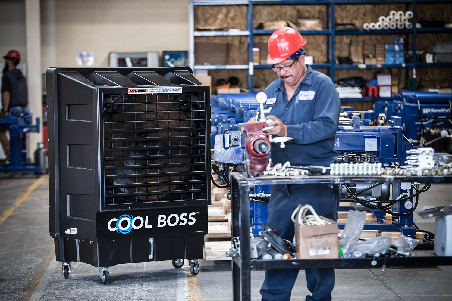 Cool Boss Evaporative Air Cooler Industrial Shop Cooling Solution