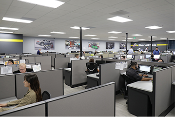 BendPak Office Team Customer Support and Operations Workspace