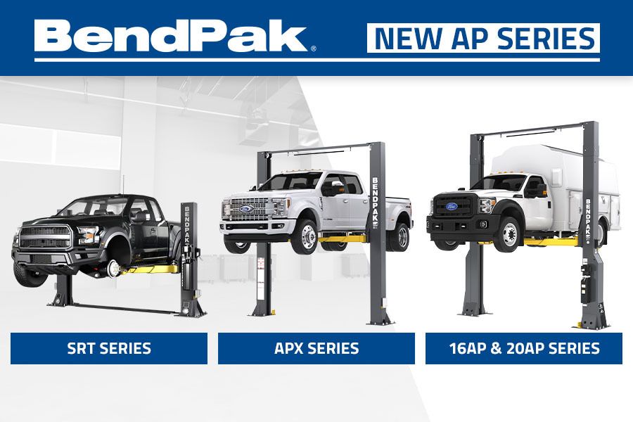 BendPak New AP Series Two Post Lifts SRT APX 16AP 20AP
