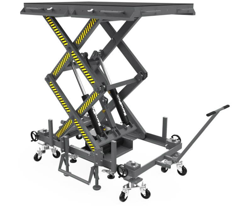 BendPak EV2400SL Mobile Scissor Lift Electric Vehicle Battery Service Lift