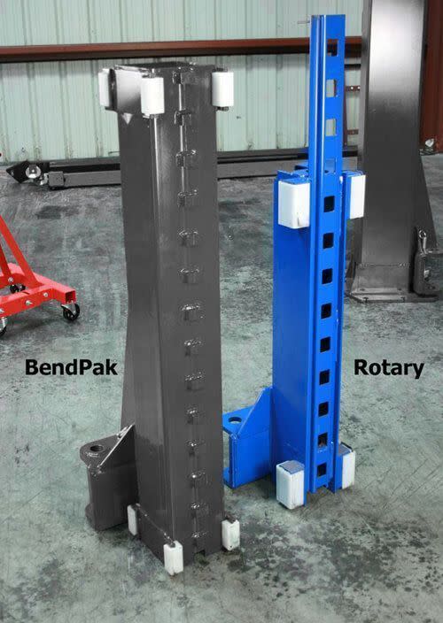 BendPak vs Rotary Rear Carriage Design Comparison