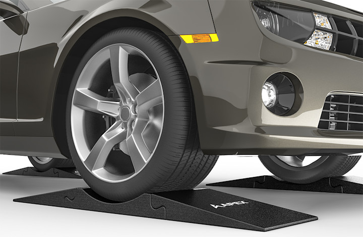 APEX Tire Saver Ramps Help Prevent Flat Spots