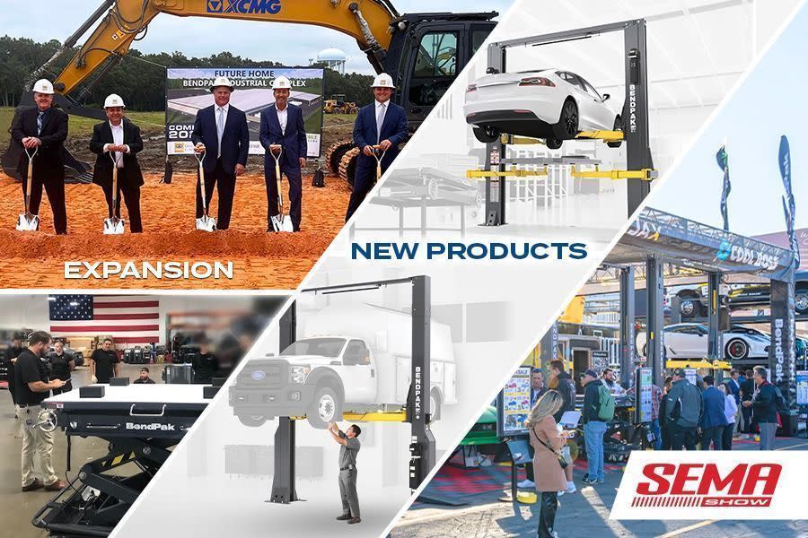 BendPak Company Expansion New Products SEMA Show 2024 Recap