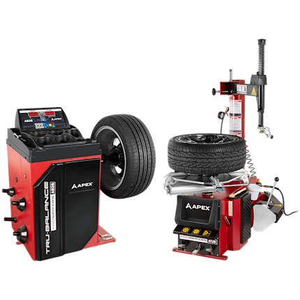 APEX Tire Changer and Balancer Combo Package