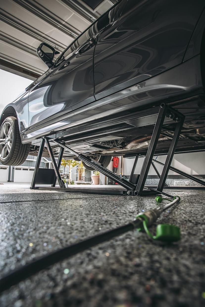 BMW Undercarriage Access with QuickJack