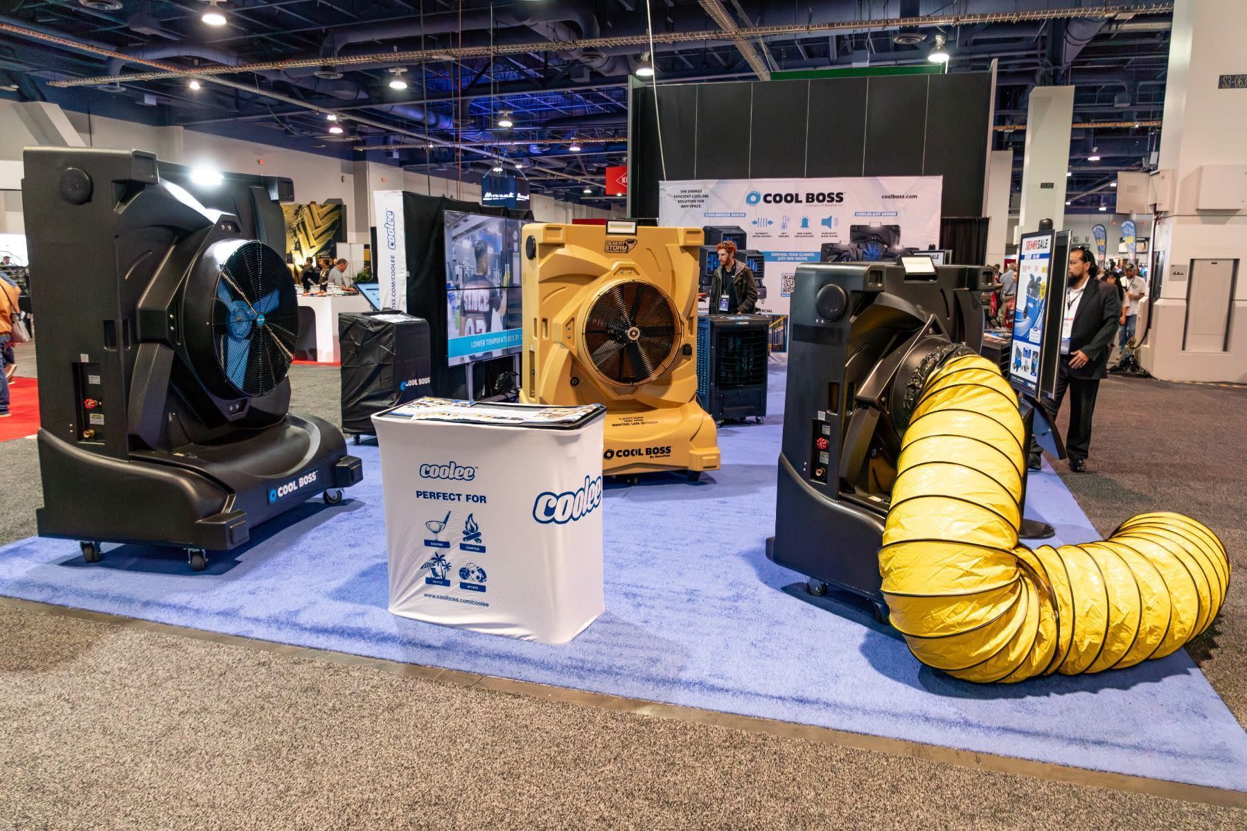 Cool Boss Evaporative Coolers BendPak SEMA Booth Display
