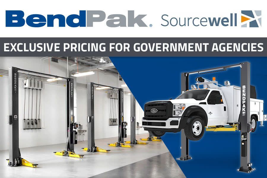 BendPak Sourcewell Government Contract Vehicle Lift Solutions