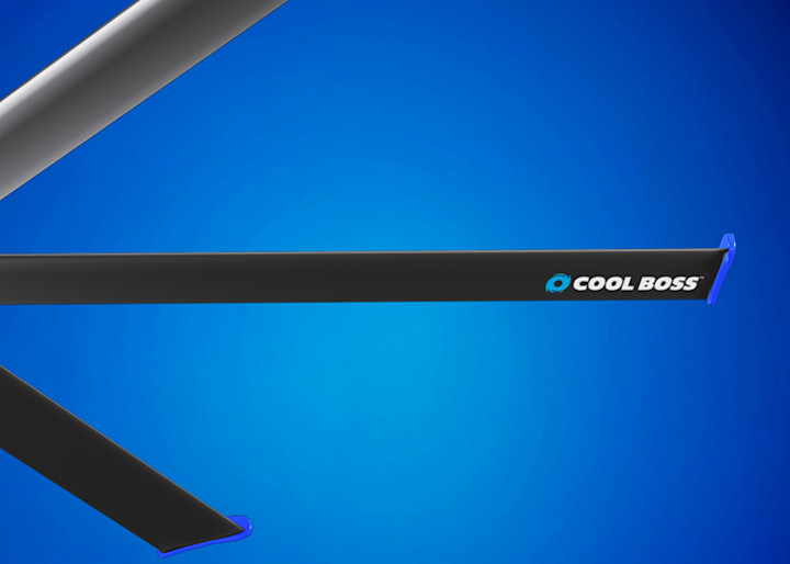 Cool Boss Industrial HVLS Ceiling Fan Aerodynamic Blade Design