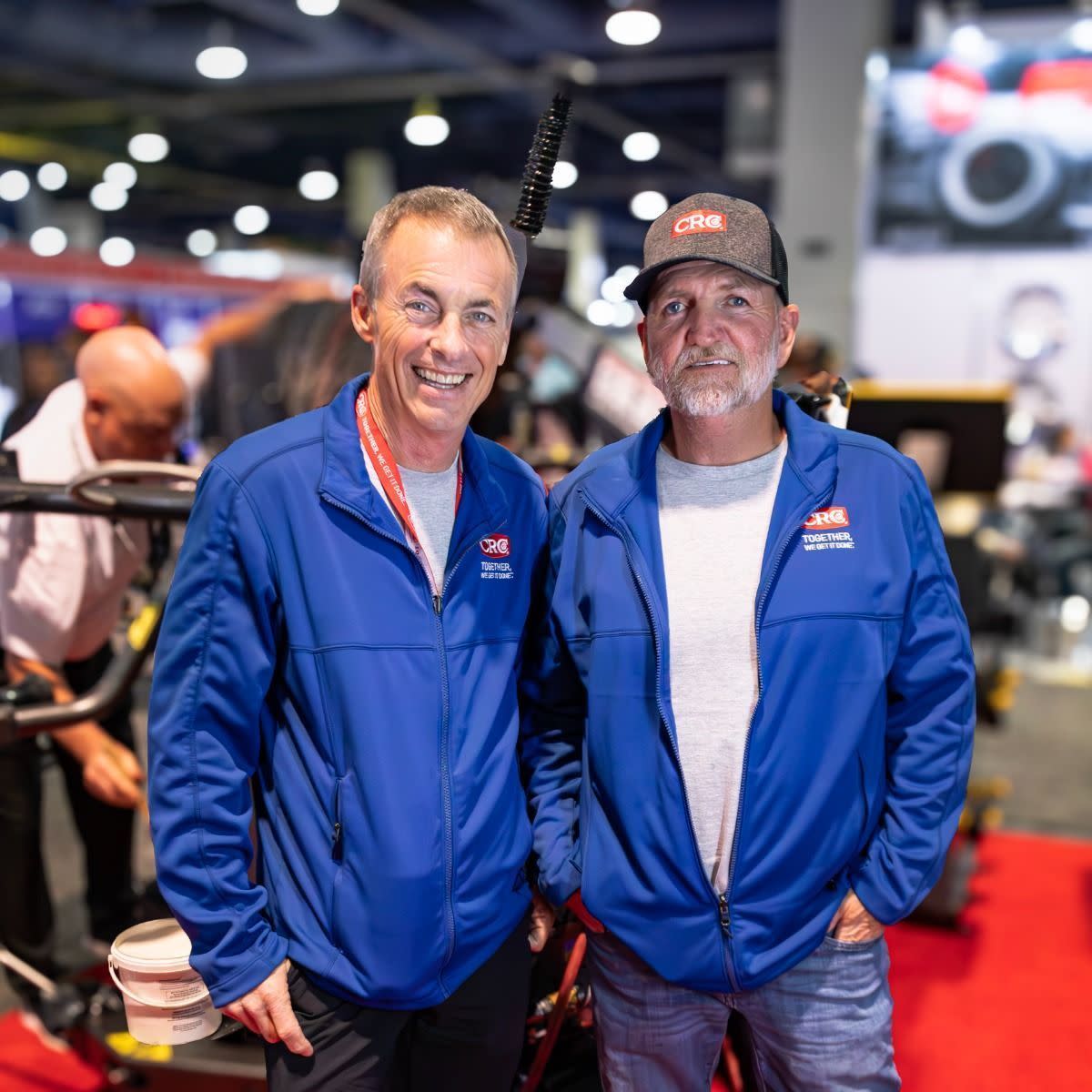 Clay Millican and Jeff Lutz at BendPak Ranger SEMA Booth