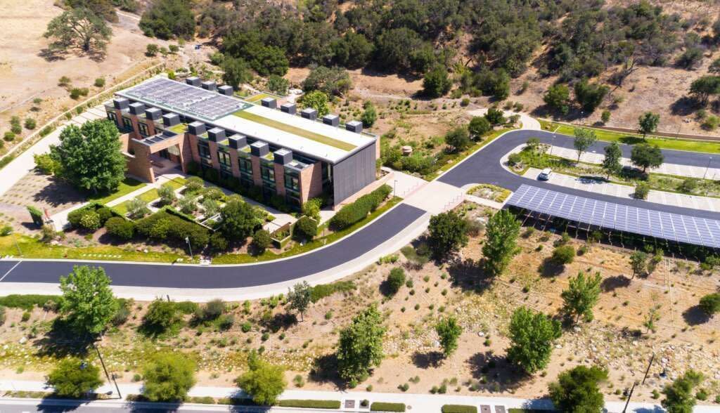 BendPak Agoura Hills Headquarters Aerial Campus View Solar