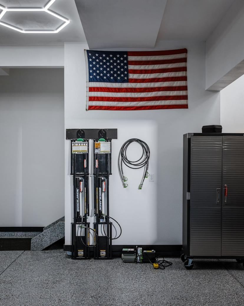 QuickJack Vertical Garage Storage