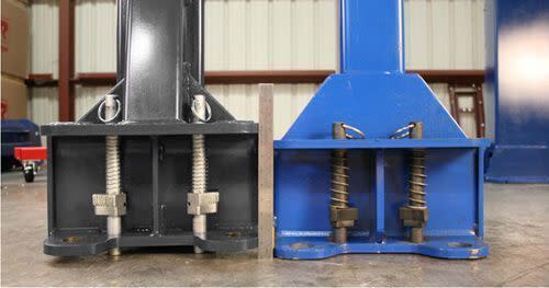 BendPak vs Rotary Swing Arm Attachment Design Comparison