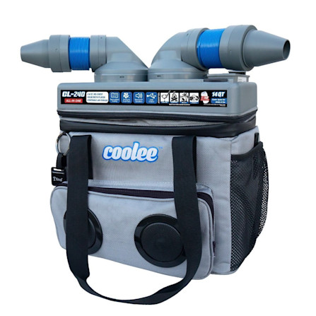 Coolee CL-240 Portable Air Cooler Soft Cooler with Dual Hoses