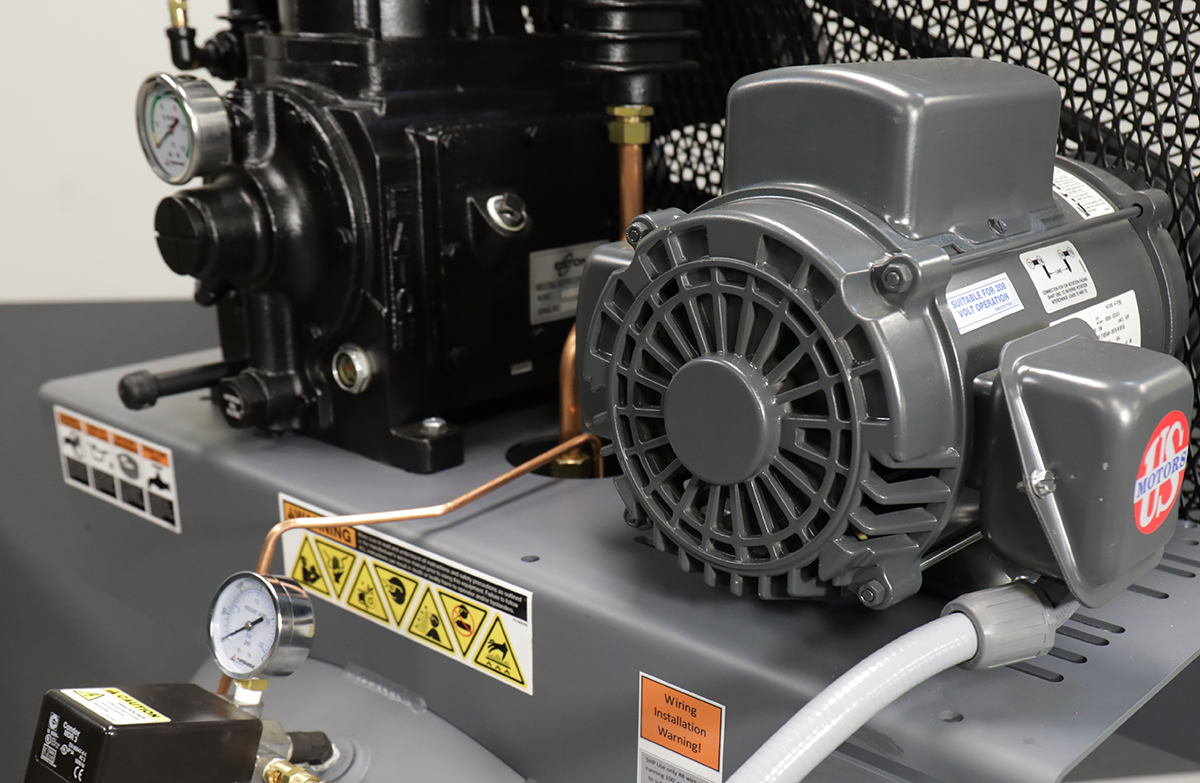 V Max Elite Industrial Vertical Air Compressor BendPak