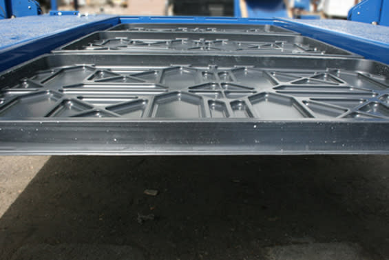 BendPak Four Post Lift Drip Tray Underside View