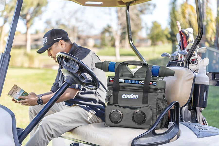 Coolee Portable Golf Cart Cooler Fan Cooling System On Cart