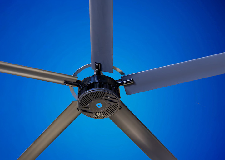 Cool Boss Industrial HVLS Ceiling Fan Motor and Blade Assembly