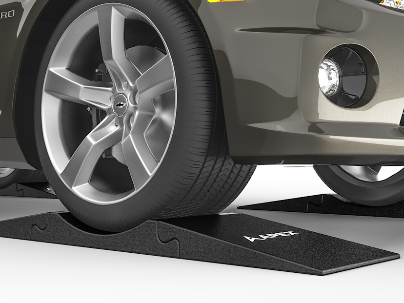 APEX Modular Tire Saver Ramps Protect Stored Vehicles